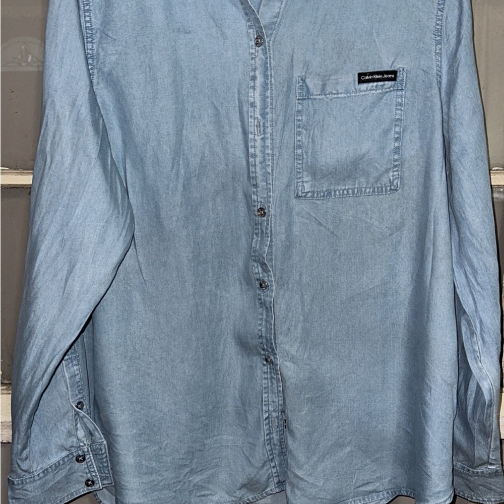 Calvin Klein Jeans Light Blue Button Down Shirt